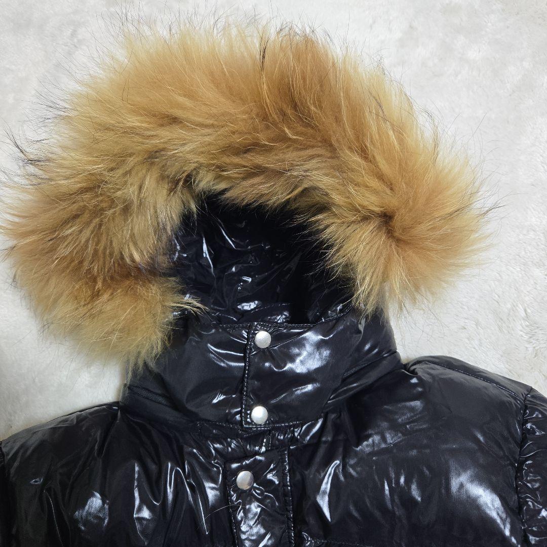 00s ハウス オブ ブルース リアルファー y2k ダウンジャケット 光沢