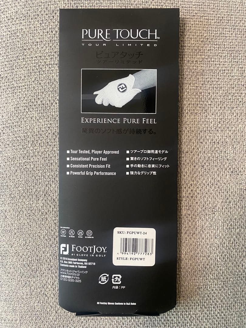 フットジョイ　ピュアタッチ　ゴルフグローブ　24cm 11枚セット