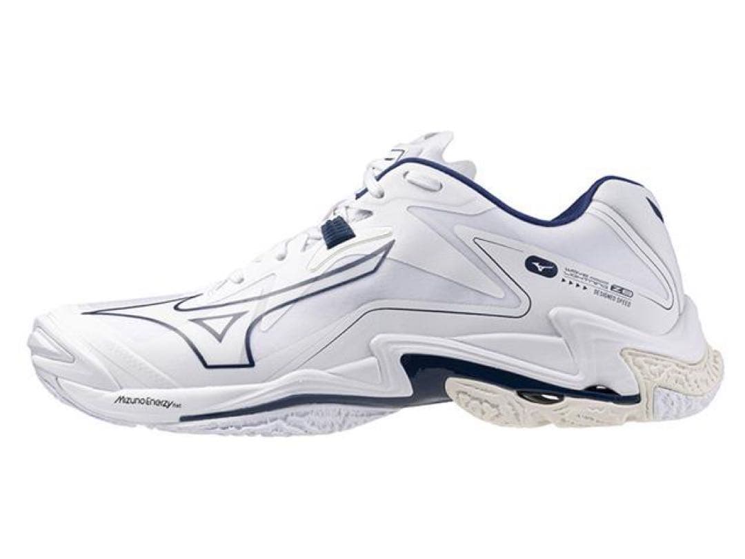 新品 ミズノ ウェーブライトニングZ8 ホワイト/ネイビー 26.0cm
