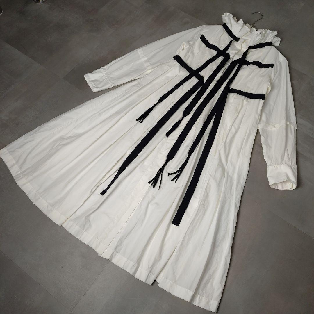 TSUMORICHISATO　ツモリチサト　デザインシャツワンピース　ホワイトM