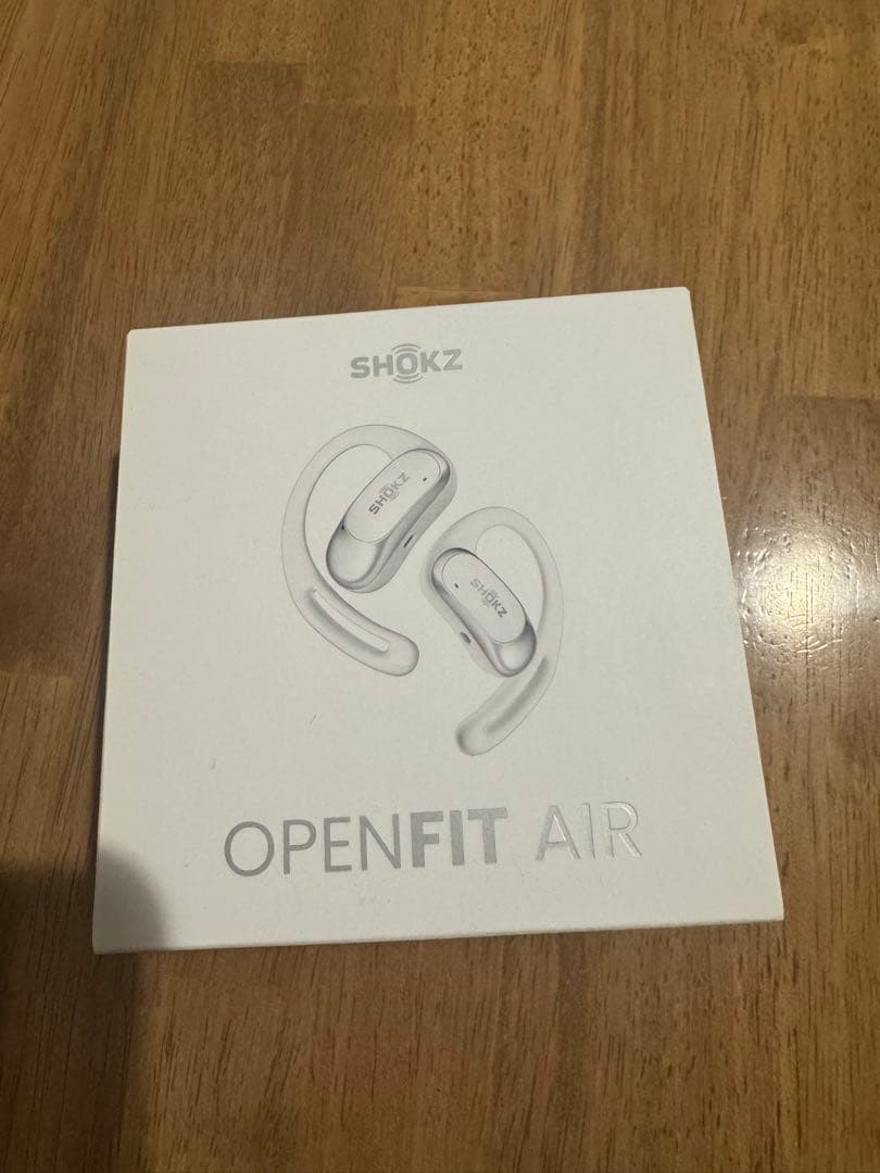 SHOKZ OPENFIT AIR ワイヤレスイヤホン　ホワイト