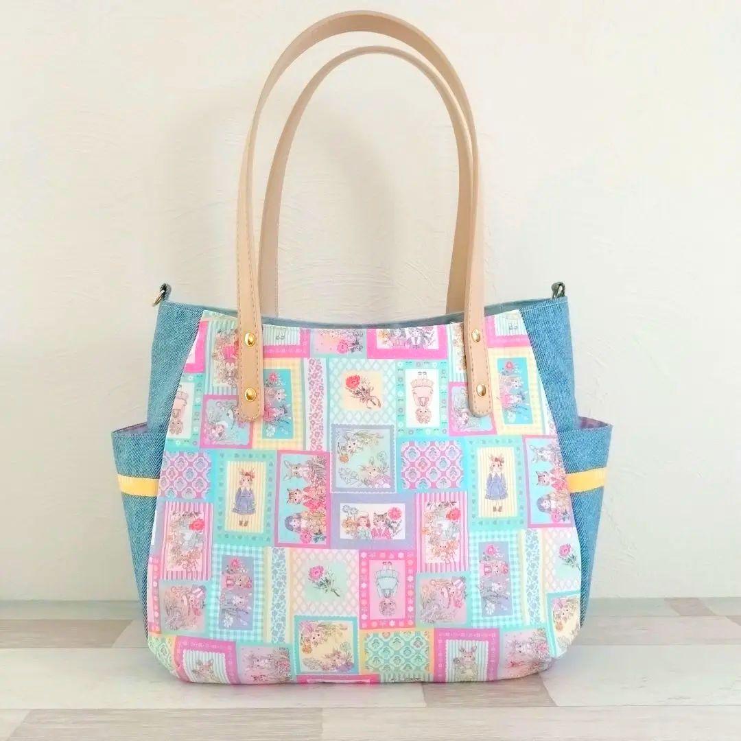 専用☆サイドポケット付きぷっくりバッグ☆ ジョリーフルール