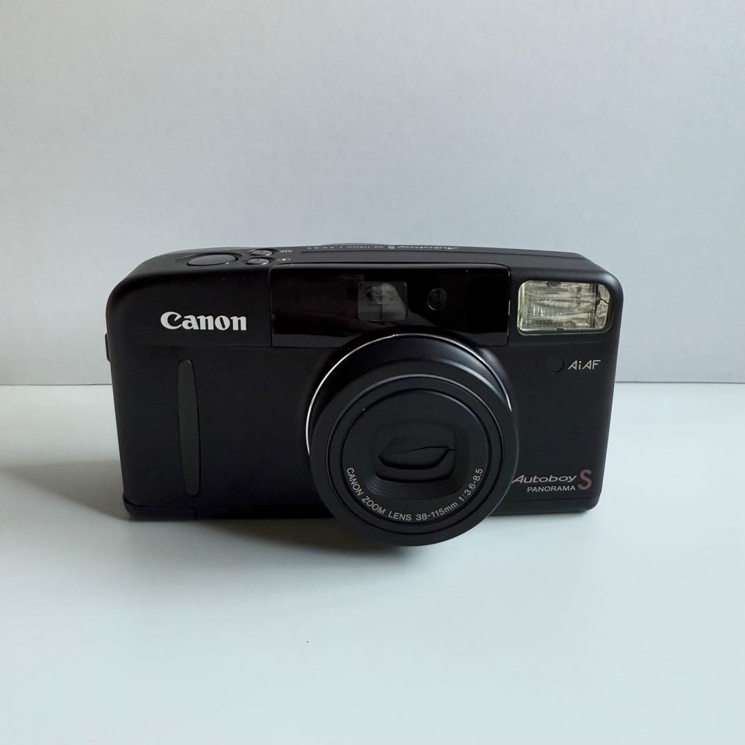 Canon Autoboy S コンパクトフィルムカメラ　ブラック
