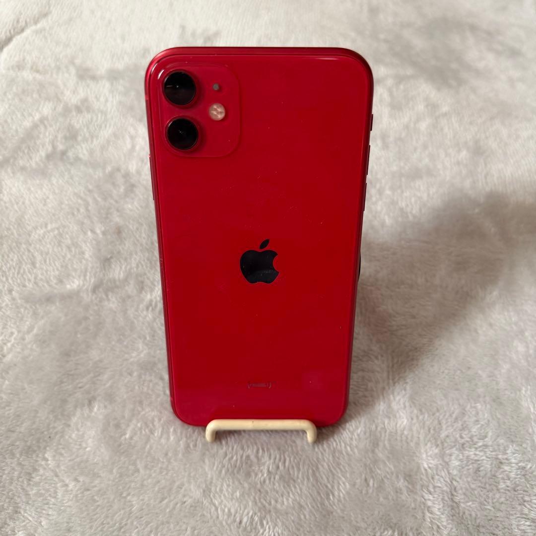 【美品】Apple iPhone 11 レッド128GB SIMロック解除済
