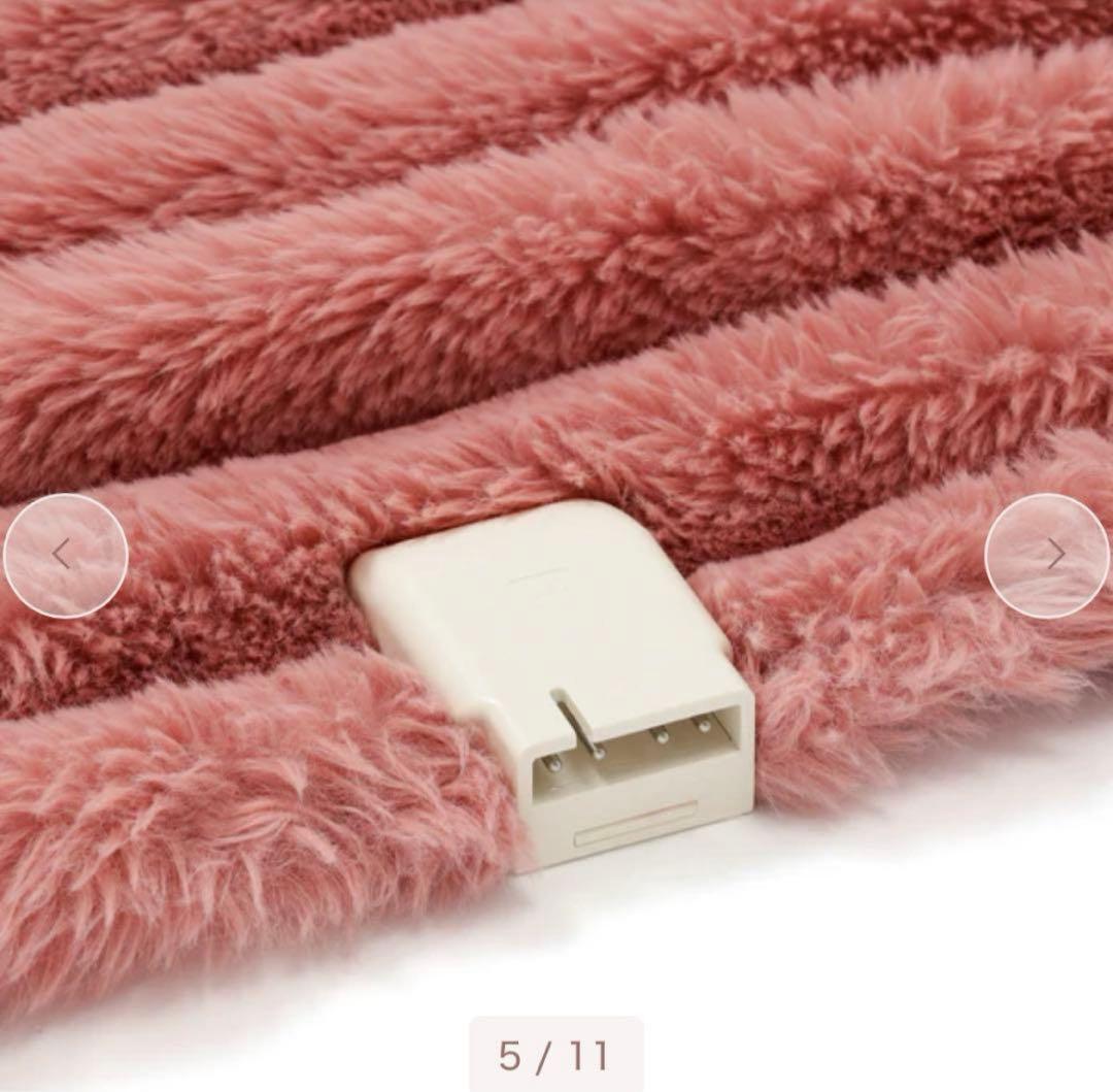 【未使用未開封】Francfranc ヒーター付きブランケット ピンク