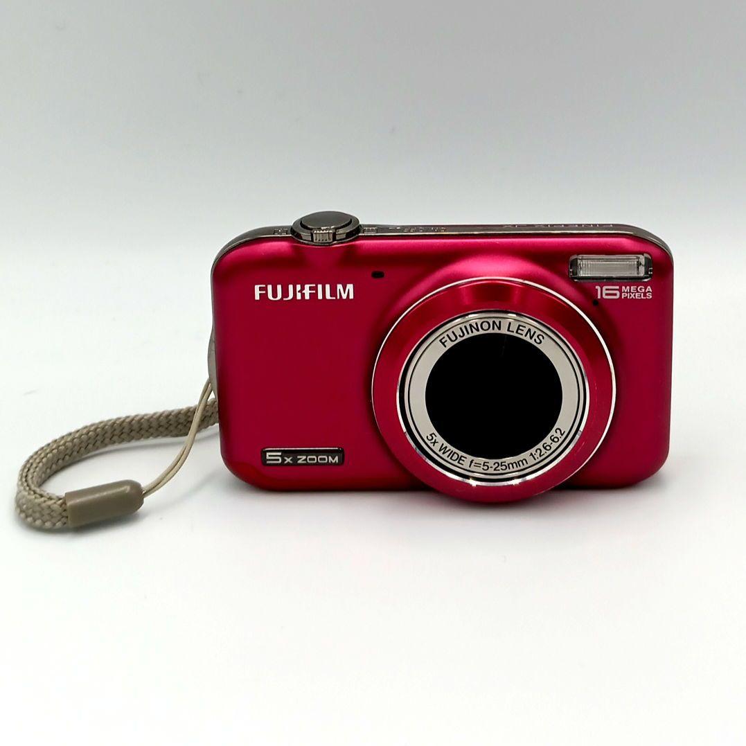 FUJIFILM Finepix JX400 デジタルカメラ レッド