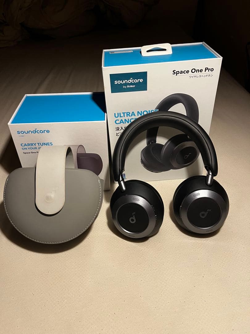 ANKER Soundcore Space One Proブラック／ケースつき