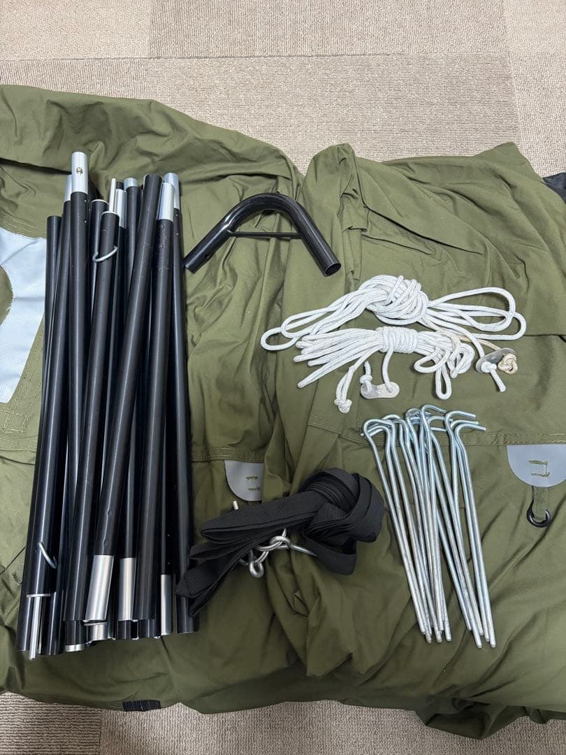 WAQ Alpha TC/DX 、フロントウォール、グランドシートのセット