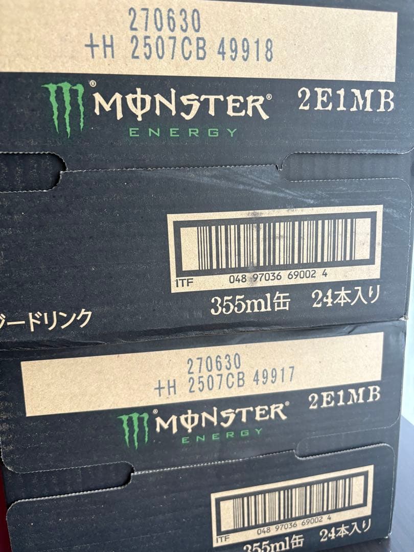 MONSTER ENERGY エナジードリンク 355ml 24本入2ケース