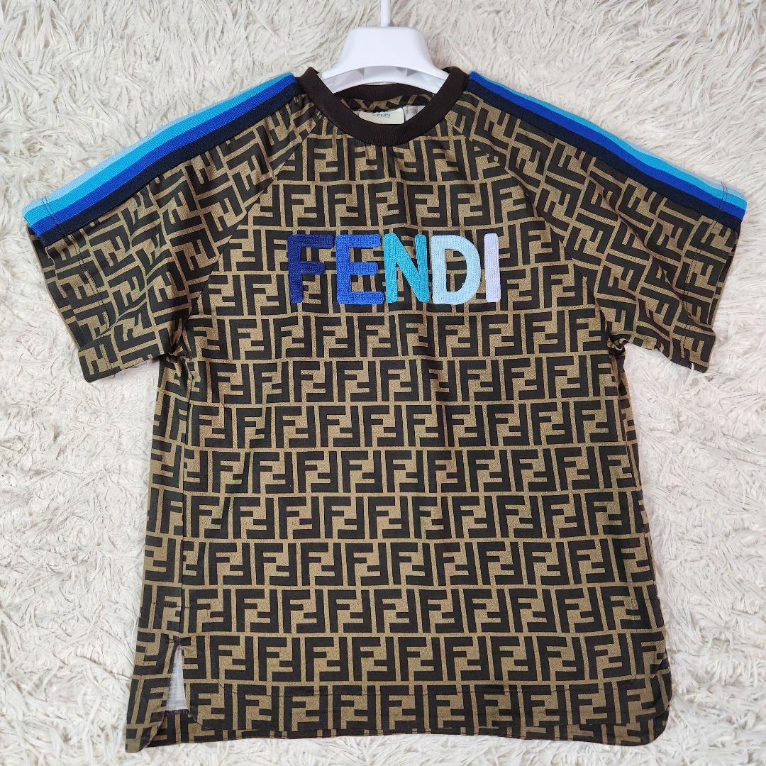 美品 FENDI Tシャツ ズッカ FF柄 ロゴ