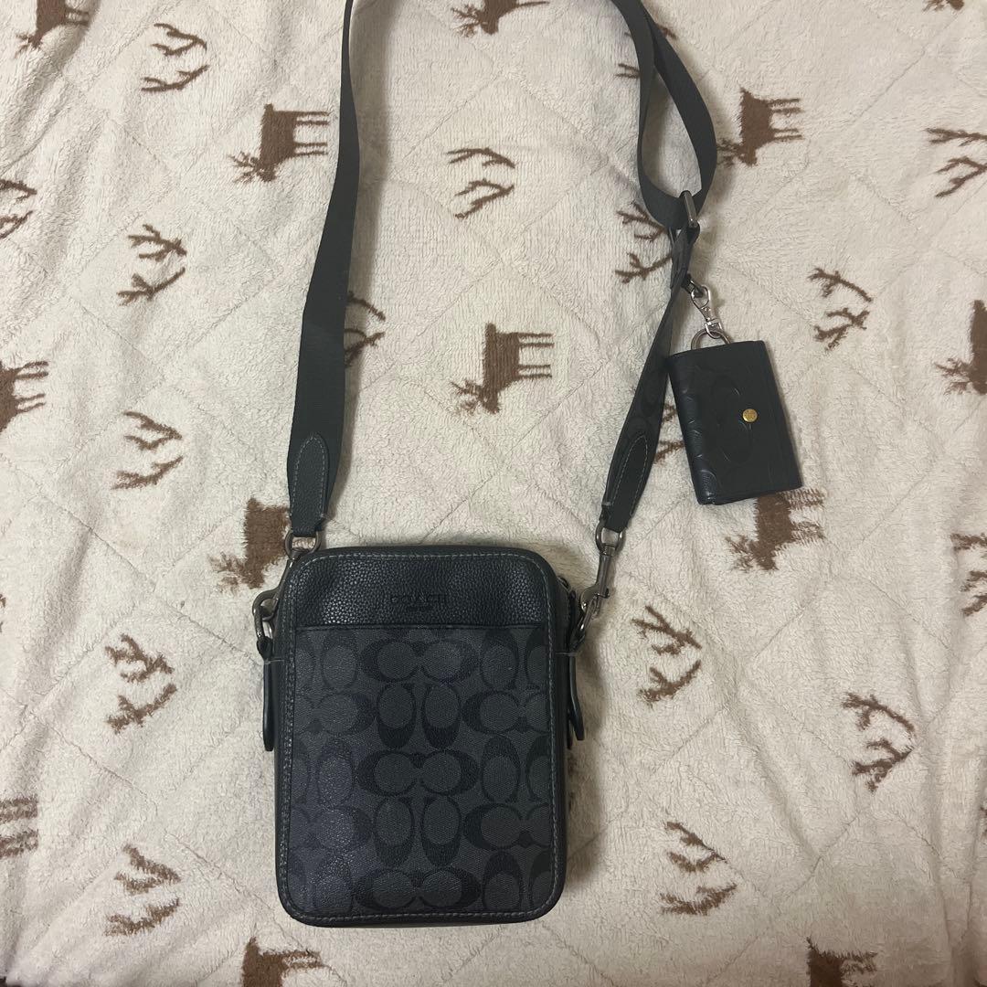 Coach ショルダーバッグ ブラックキーケース付き！最終値下げ！格安！