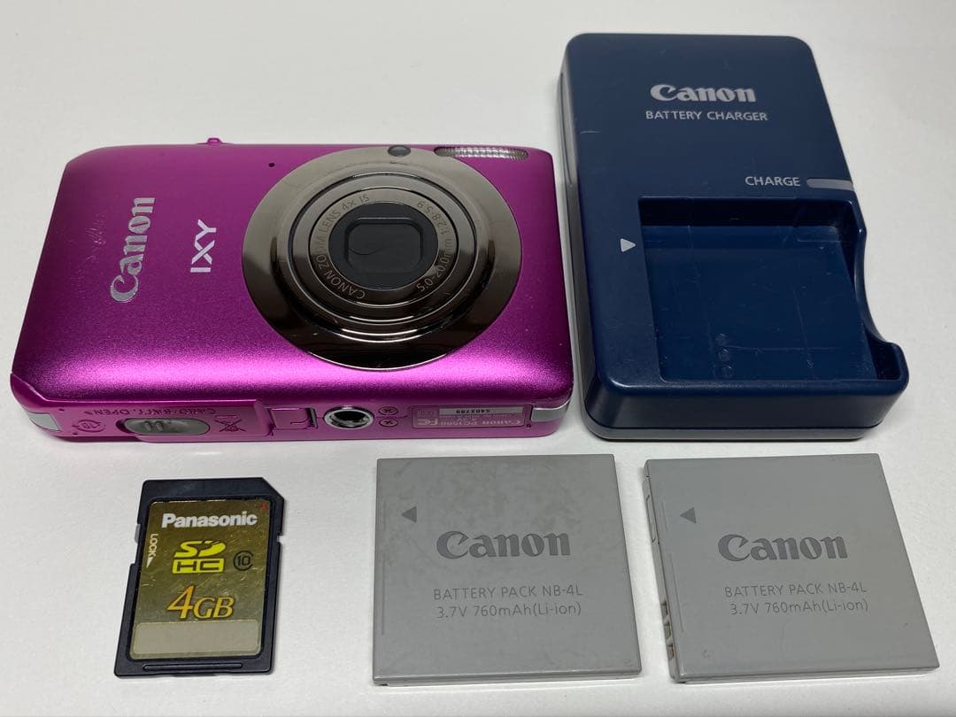 Canon IXY 210F コンパクトデジタルカメラ ピンク