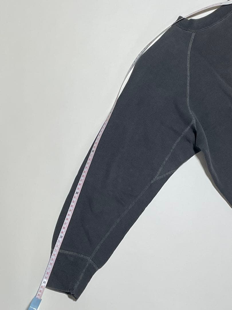 60s vintage sweat ラグラン フロッキー ビンスエ フェード