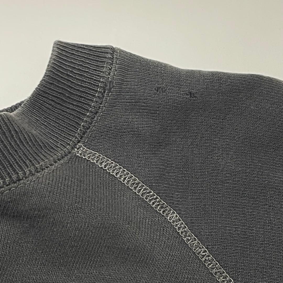 60s vintage sweat ラグラン フロッキー ビンスエ フェード