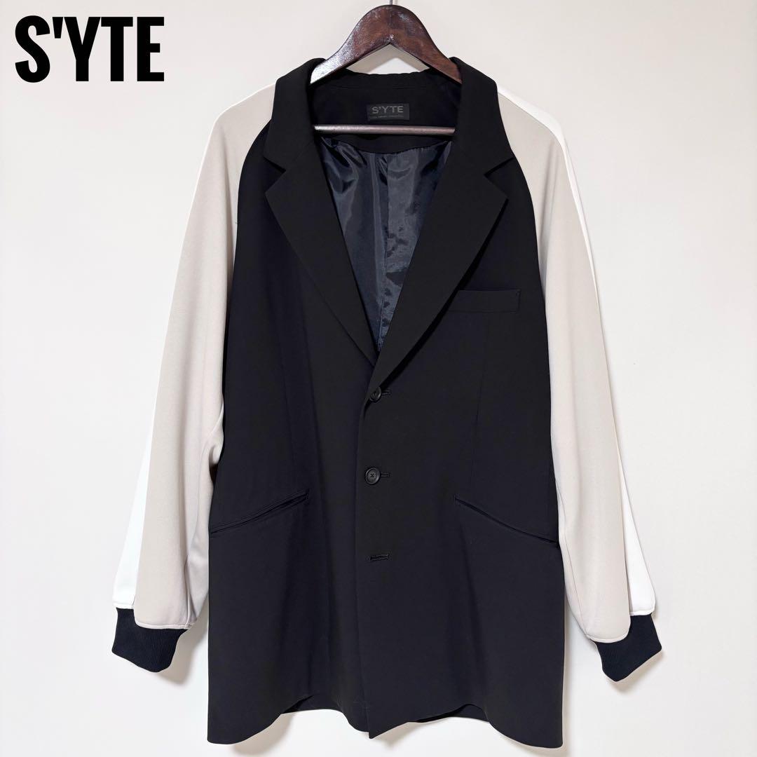 希少 S'YTE サイト ギャバジン ストレッチ ジャージ スリーブ ジャケット