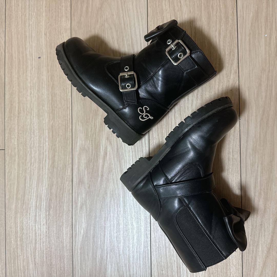 シャーリーテンプル　スニーカー　ブーツ　美品　19cm