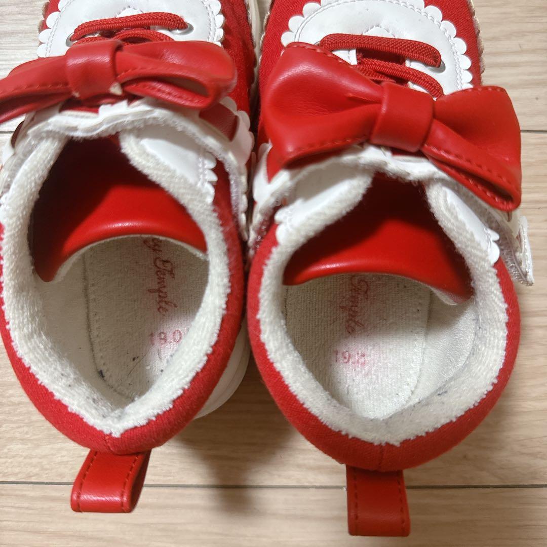 シャーリーテンプル　スニーカー　ブーツ　美品　19cm