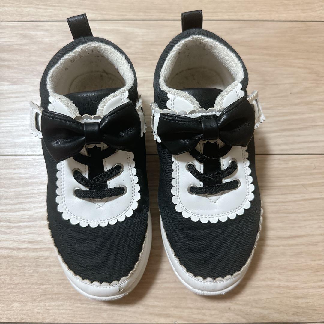 シャーリーテンプル　スニーカー　ブーツ　美品　19cm