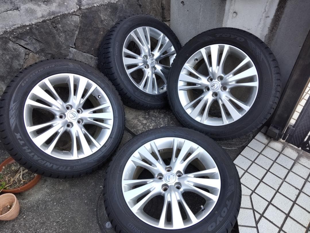 235/55R19 レクサスRX純正ホイル＋スタッドレスタイヤ