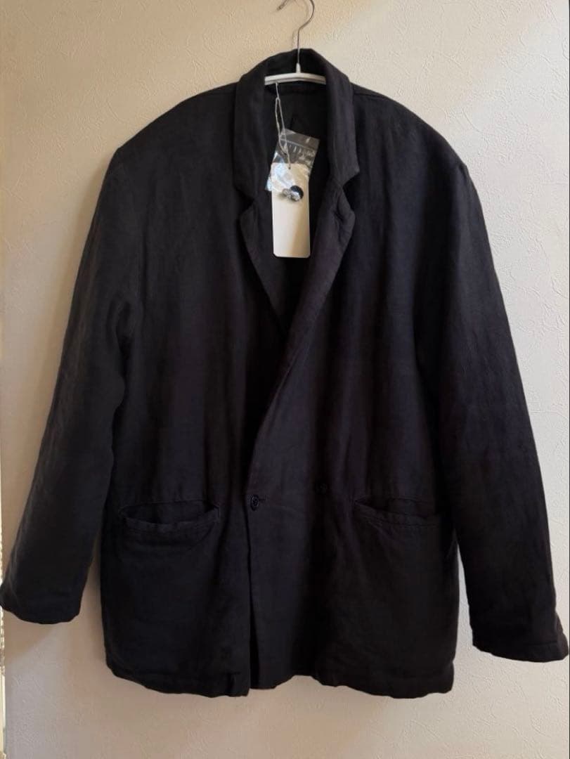 起毛リネン ダブルブレストジャケット (25AW）