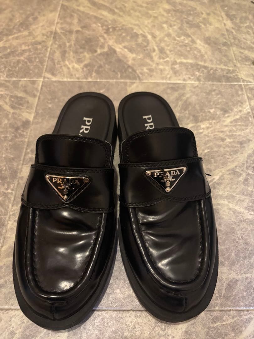 PRADA ローファーミュール　サイズ37