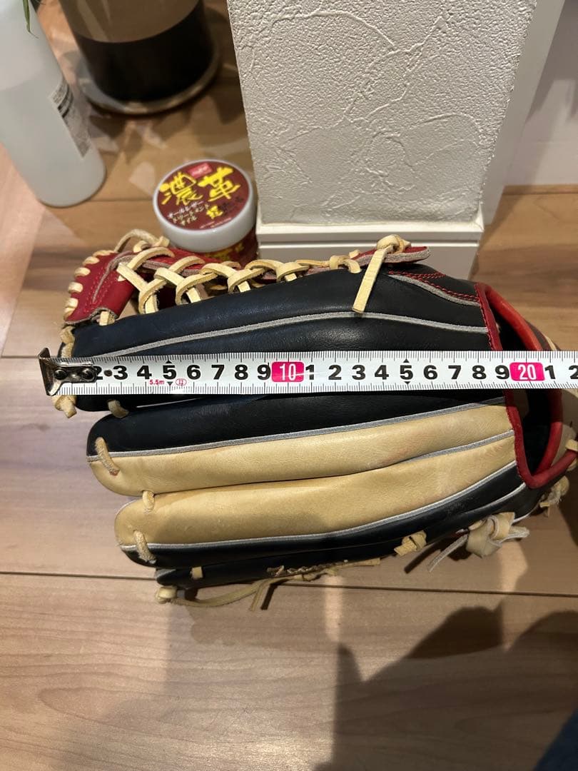 1000円値下げしました！Zeems 軟式グローブ ネイビー/レッド