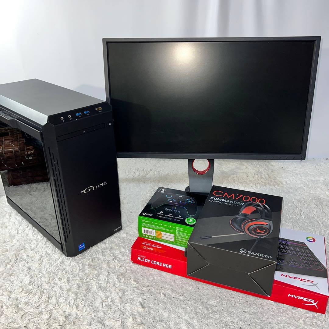 最終値下げ！G-Tune HM-B (プレミアムモデル) ゲーミングセット