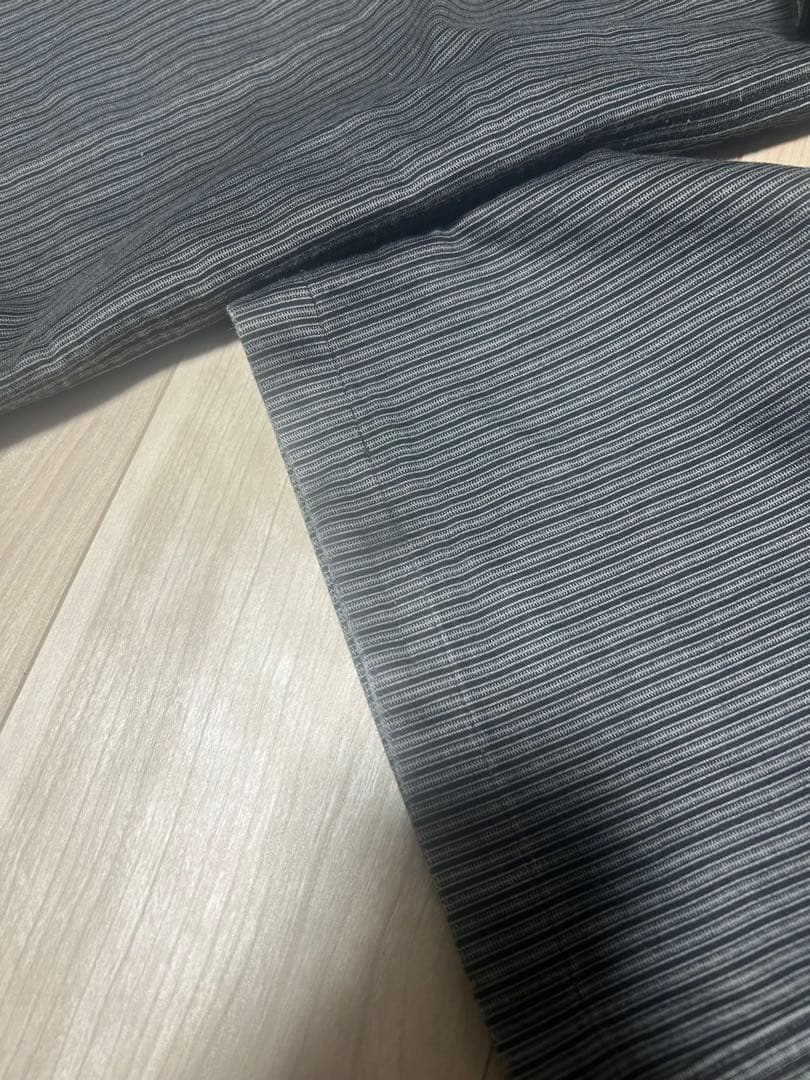 40s 50s ユーロ フレンチ ワークパンツ ストライプ グレー トラウザー