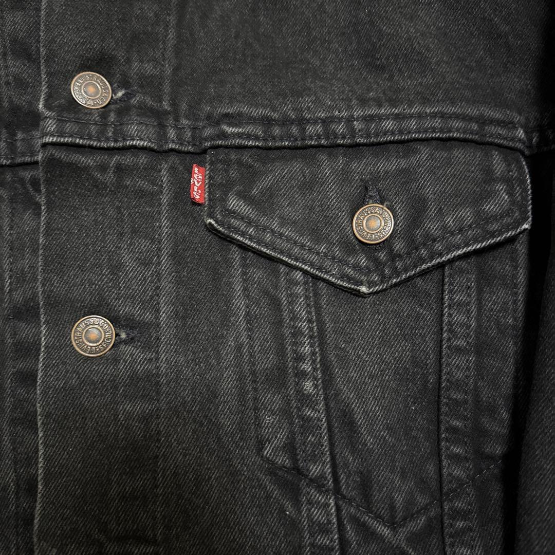 90s Levi's 70507 USA製 M ブラック デニムジャケット