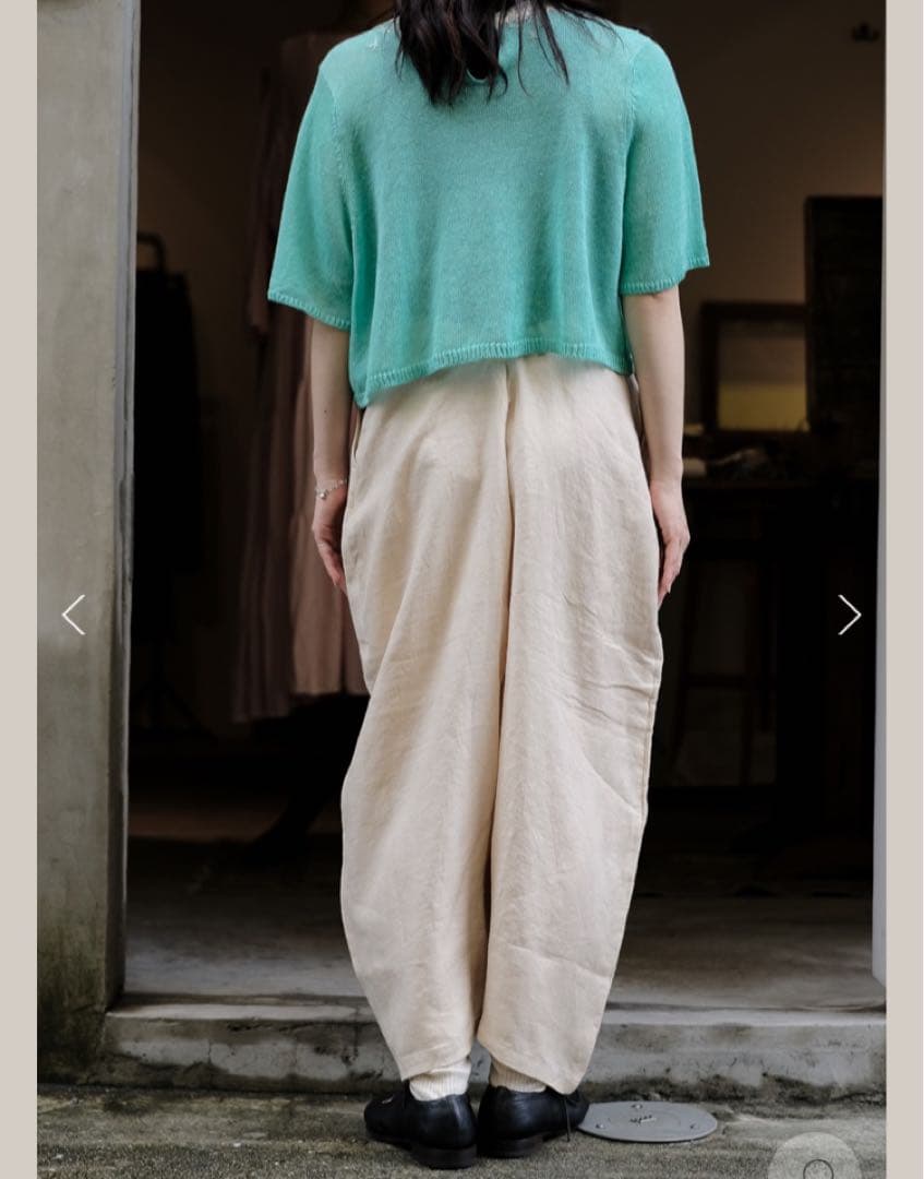 パンツ suzukitakayuki dhoti col.nude