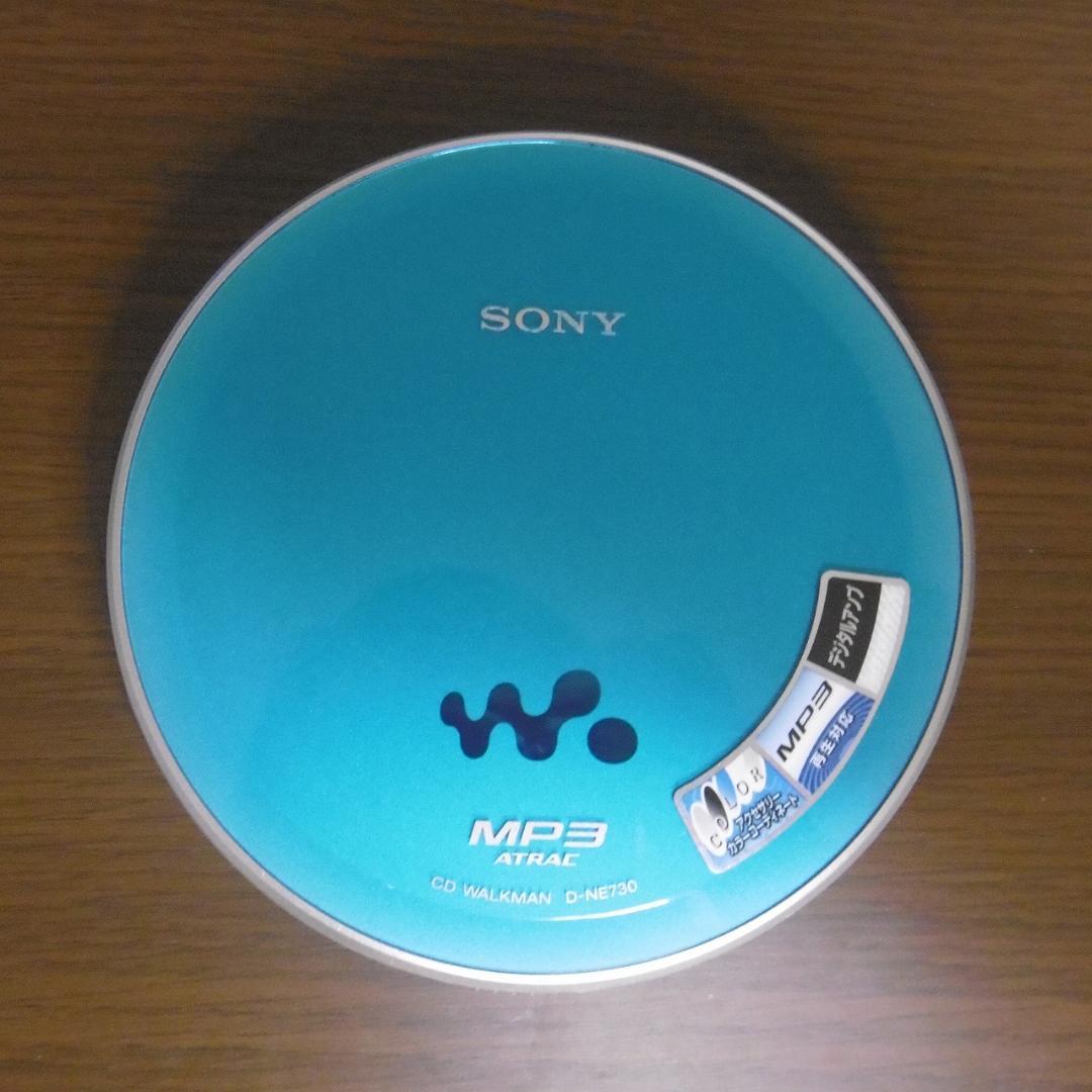 fire【準美品】SONY CDウォークマン D-NE730-BL