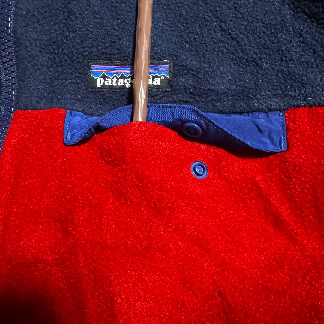 パタゴニア patagonia ベスト　フリース　シンチラ　赤　紺