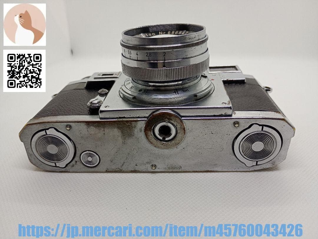 【整備済完動品】Contax Ⅱa BD Sonnar 50mm F2