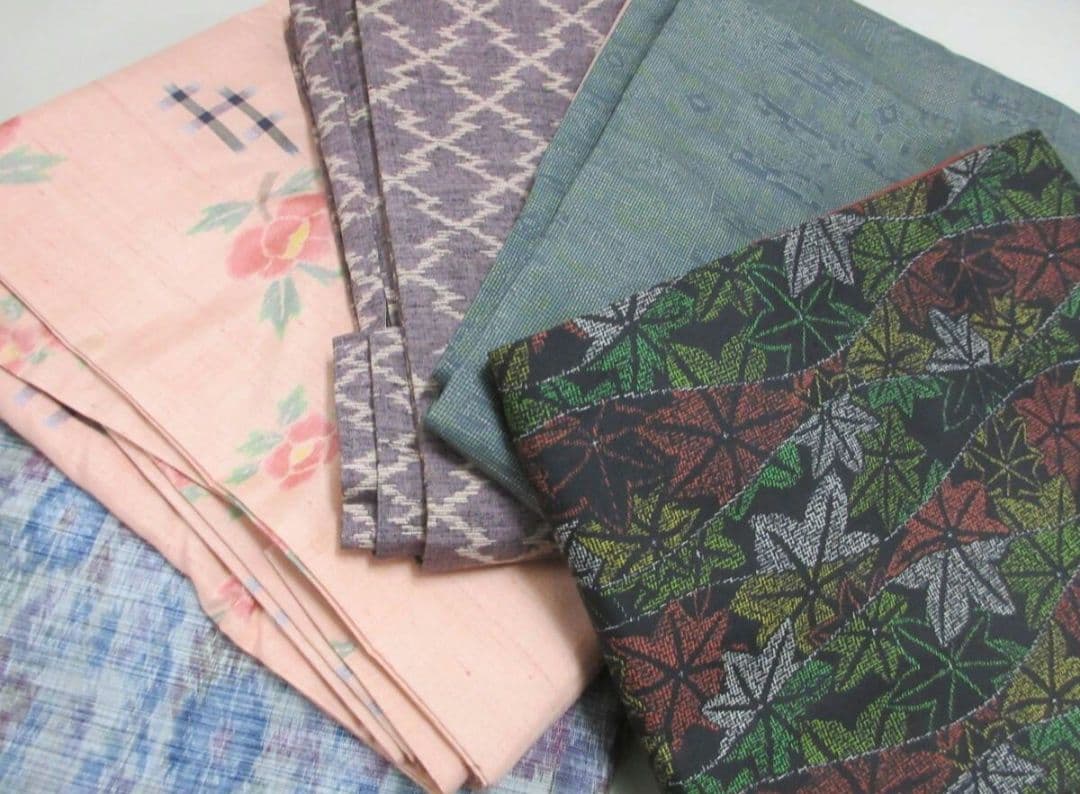 レイケン品です。No.65大島紬等の紬の着物22点まとめてセット美品多数