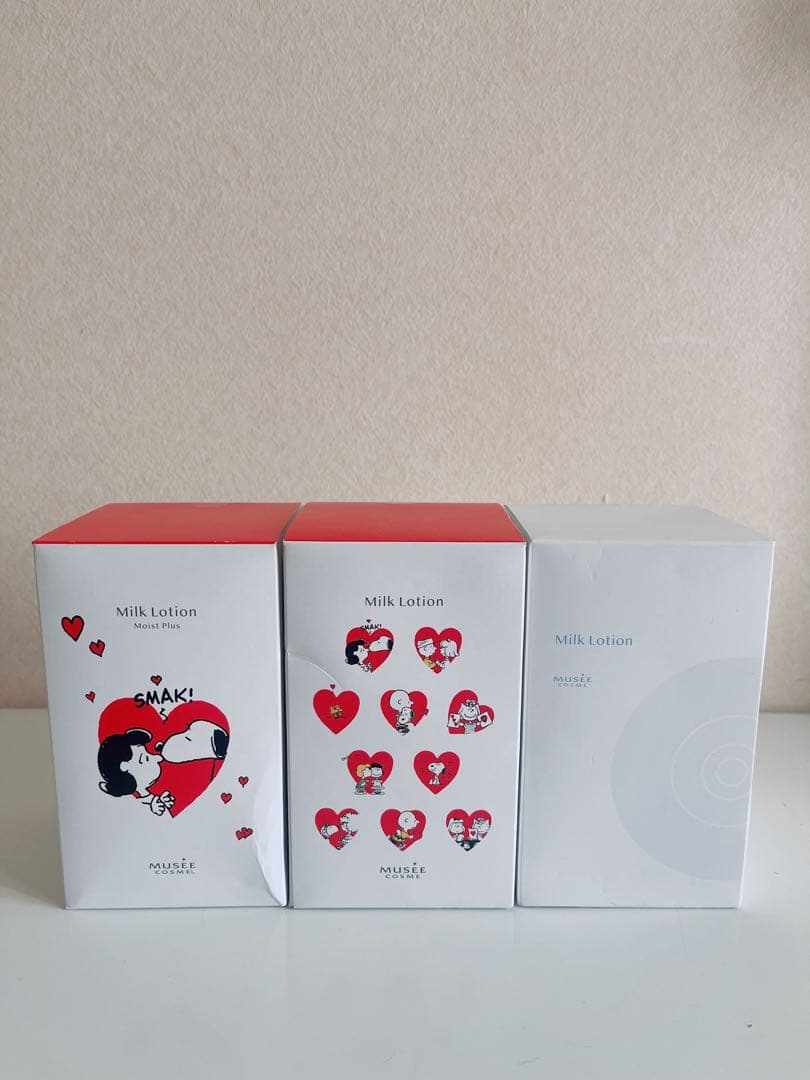 ミュゼ ミルクローション　限定　スヌーピー 3本セット