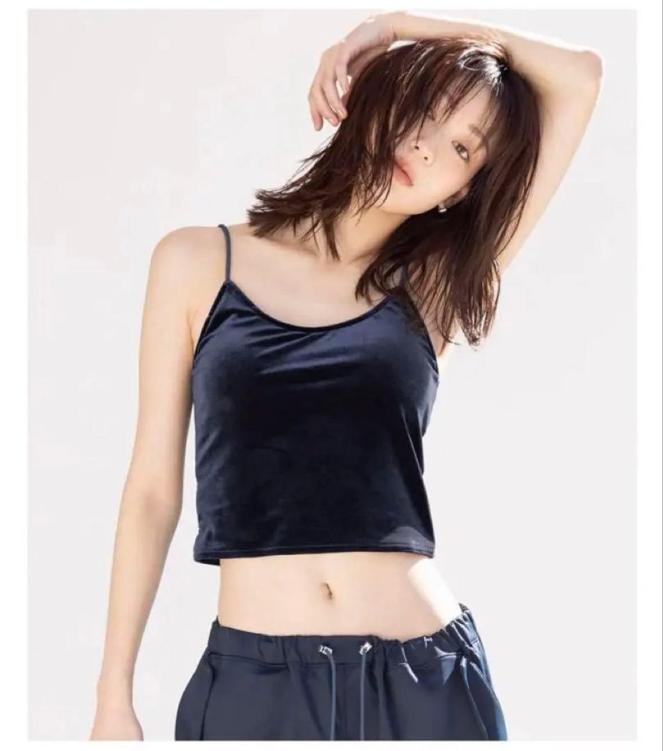 【NAVE】アメスリキャミトップ MIZUKI HANAYAMA ネイビー　水着