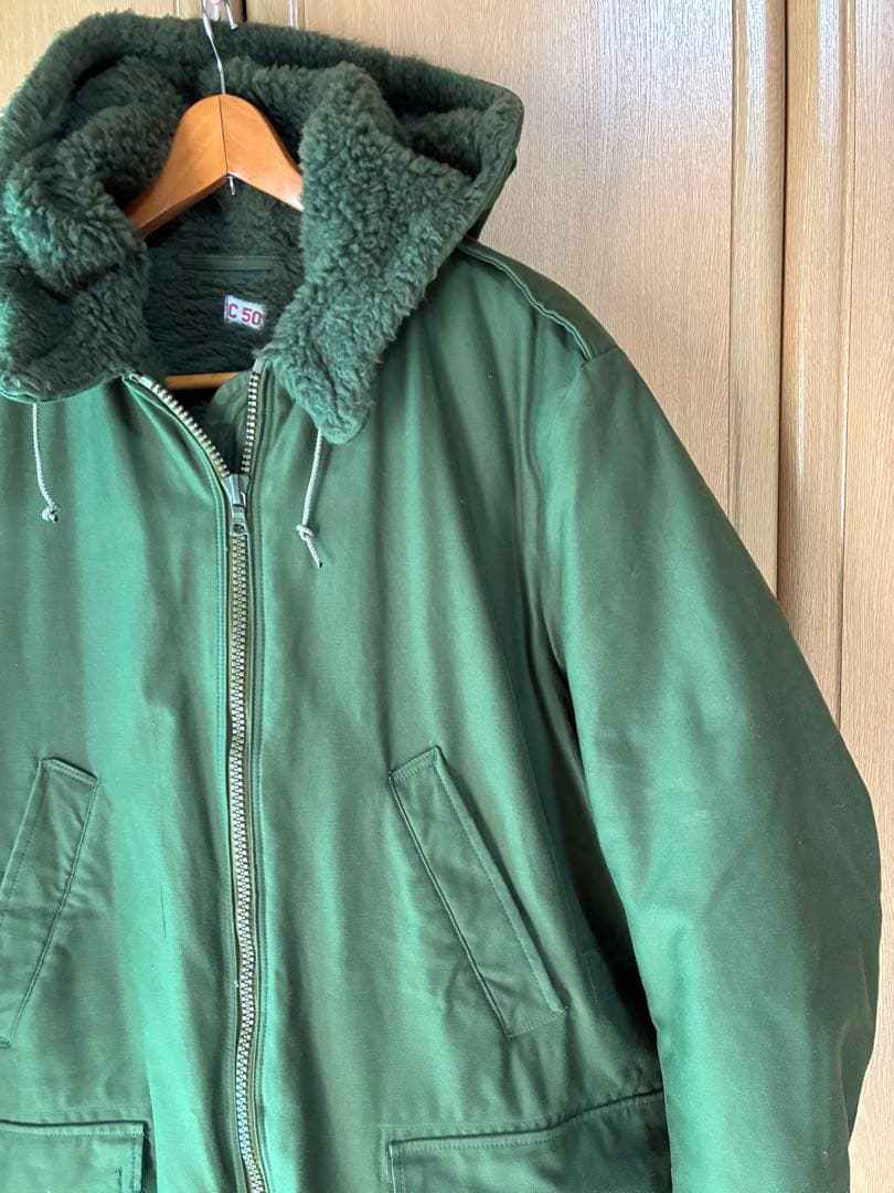 スウェーデン軍◼️60sビンテージ・M59ボアフード付きジャケット・コート◼️実物