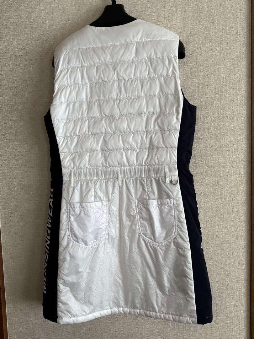 Munsingwear ゴルフ用ワンピース ホワイト/ネイビー