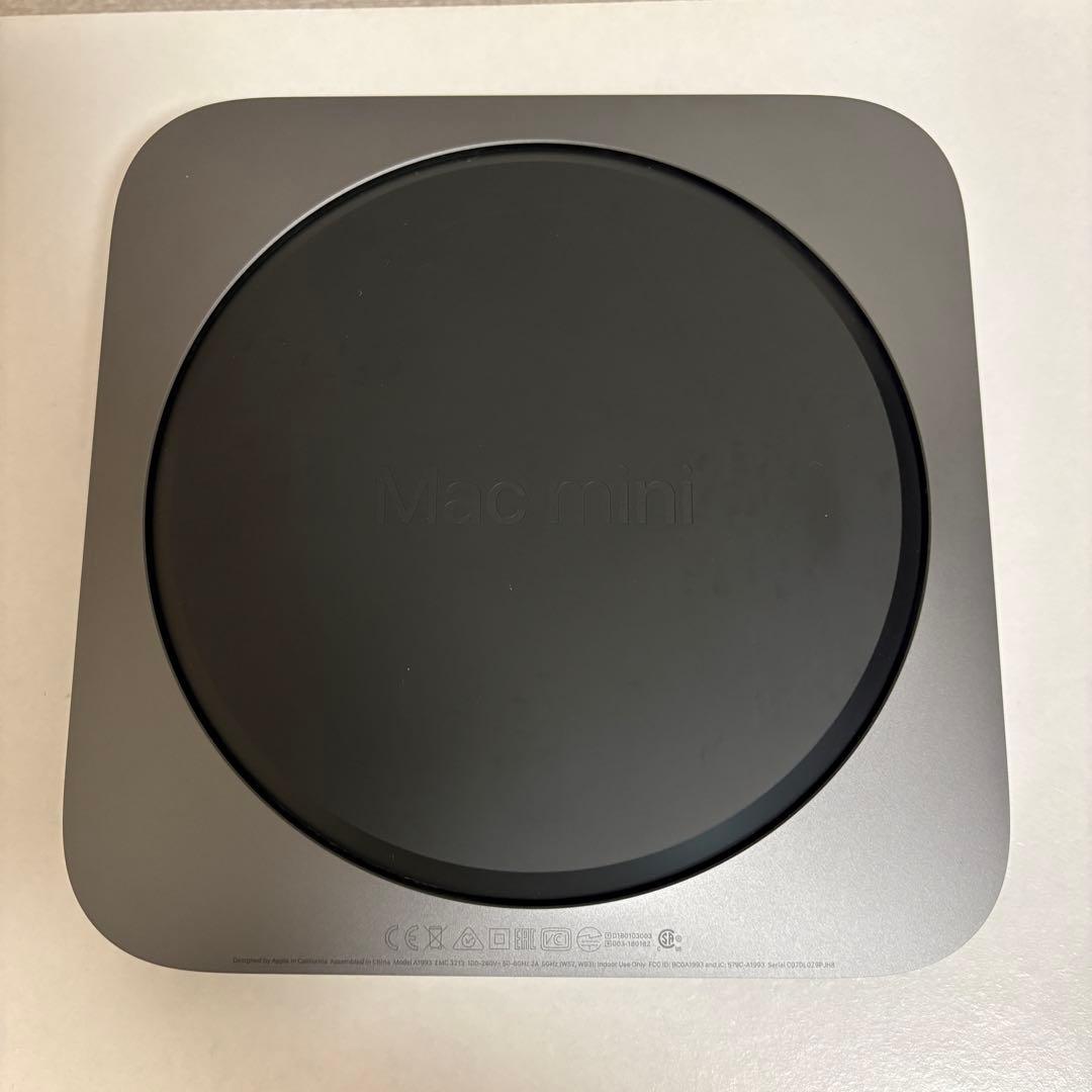 Mac Mini 2018 スペースグレー 8GB SSD 512GB