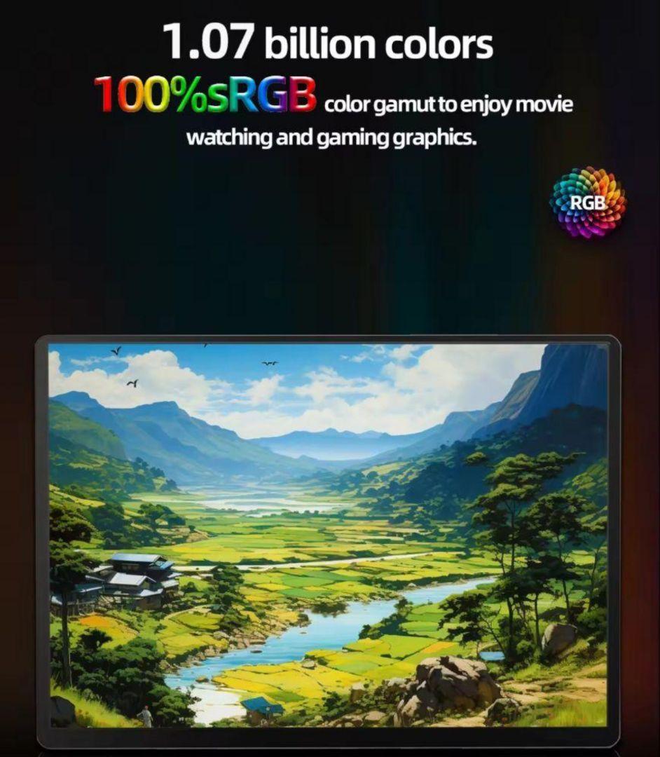 高精細2160×1440 モバイルモニター sRGB100%！【ほぼ未使用】