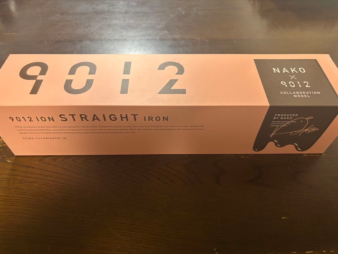 【新品未使用】クレイツ 9012 イオンストレートアイロン ショコラブラウン