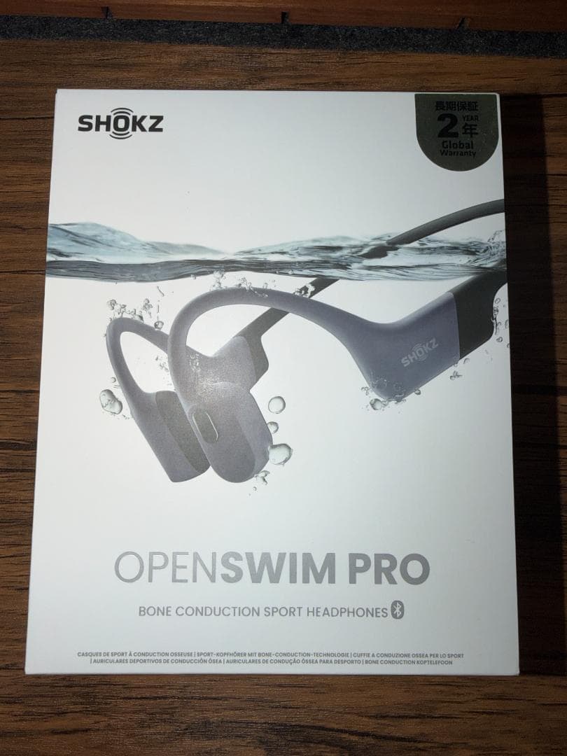 [極美品]Shokz OpenSwim Pro骨伝導イヤホン 水泳用イヤホン