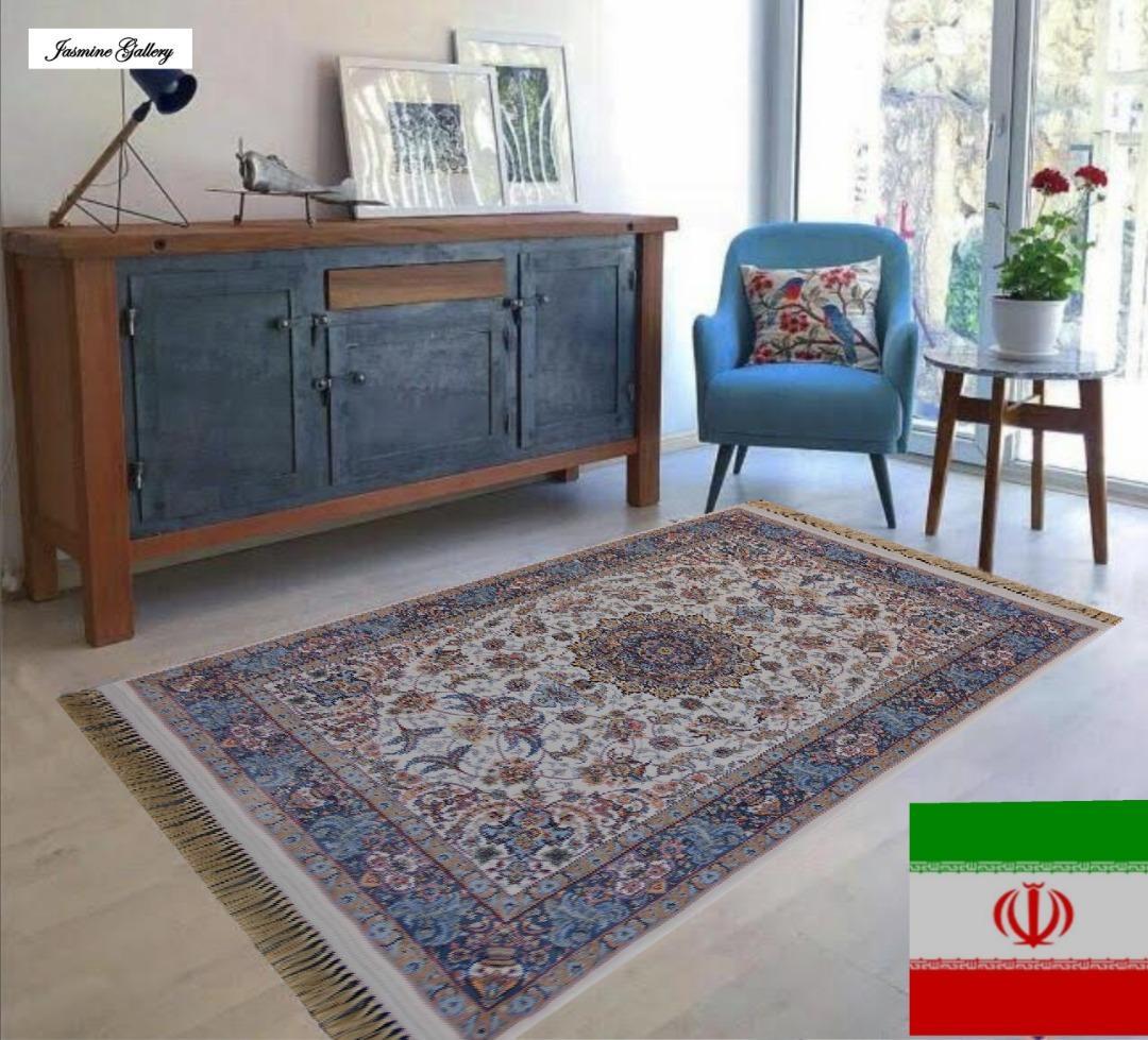 可愛い！小鳥柄！本場イラン産、高密度織 絨毯！150×225cm‐201561