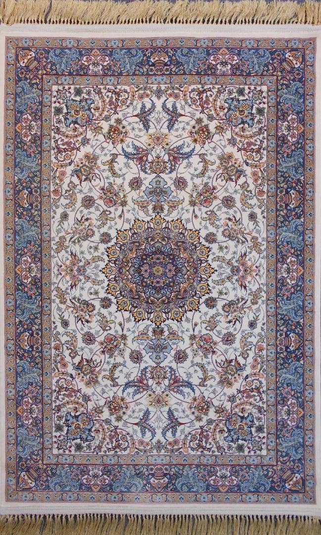 可愛い！小鳥柄！本場イラン産、高密度織 絨毯！150×225cm‐201561