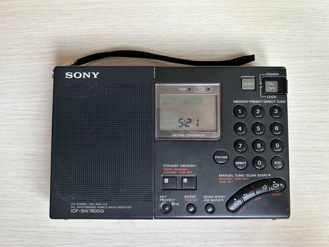 ラジオ・コンポ SONY ICF-SW7600G