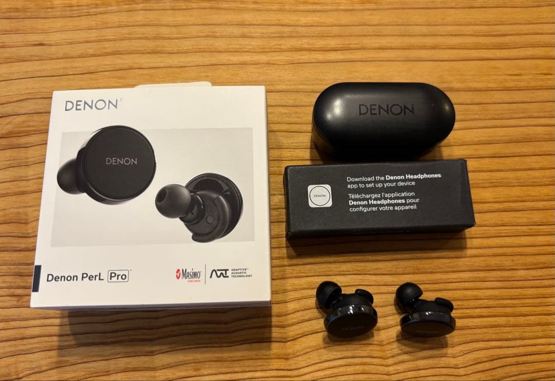 DENON Perl Pro ワイヤレスイヤホン ブラック