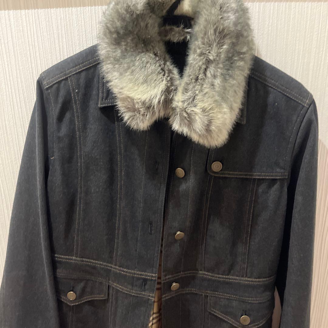 BURBERRY ダークグレー デニムジャケット