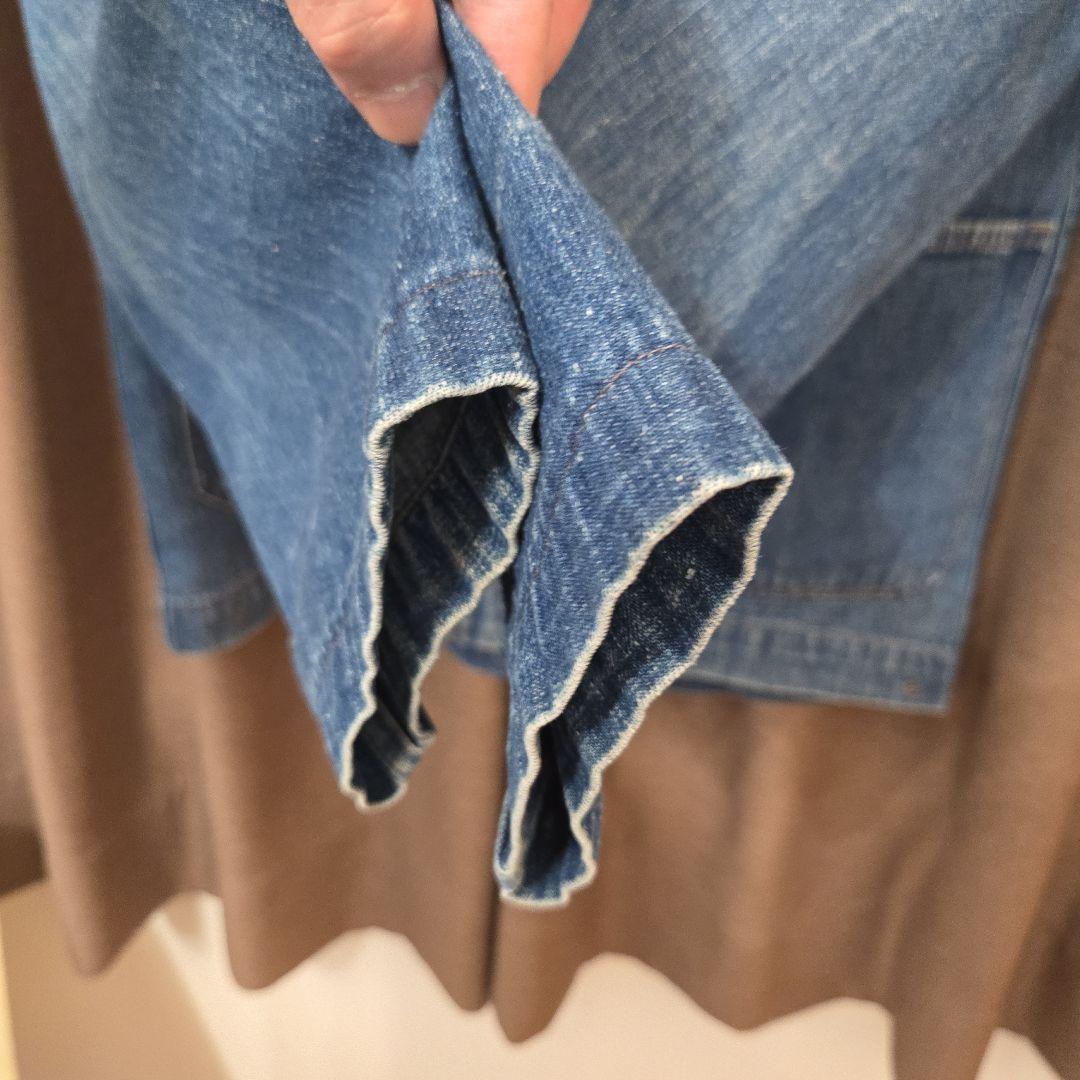 40's us navyショールカラー カバーオール ヘチマ襟