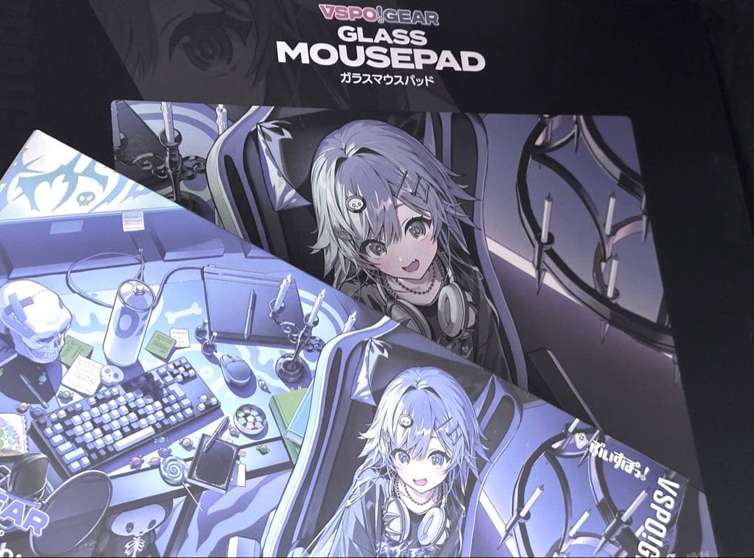 奣*様 夜乃くろむ キーボードとマウスパッド セット