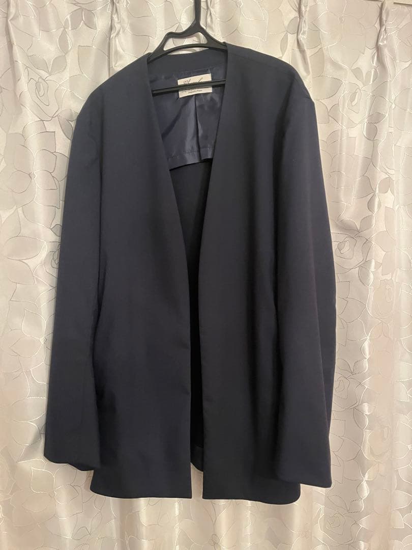 アダムエロペ　ノーカラージャケット セットアップ